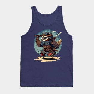 Owl Ninja Warrior Japen Anime Tank Top